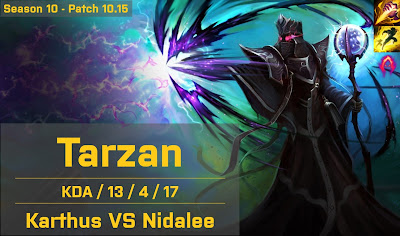 Tarzan Karthus JG vs IG XUN Nidalee - KR 10.15