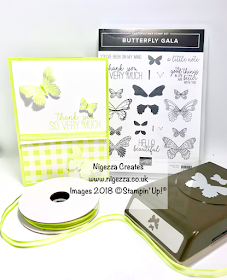 Butterfly Gala Customer Thank You Card Nigezza Creates