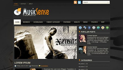 musicsense-blogger-template