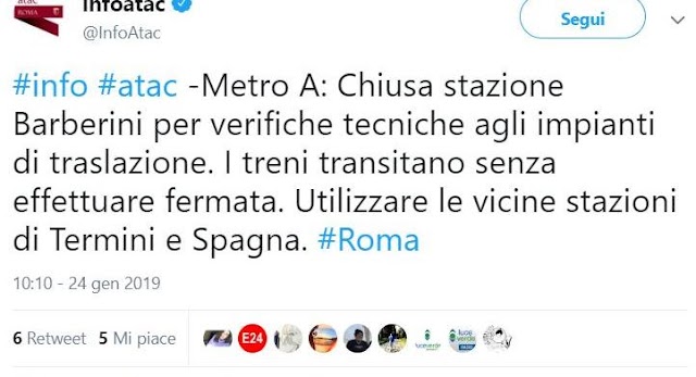 A Roma la Metro A è ancora una vergogna