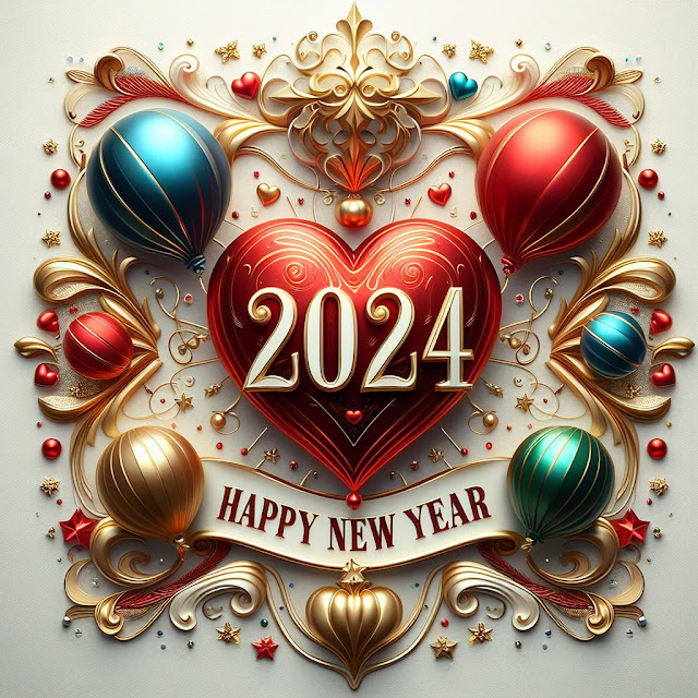 My Love Bytes Greeting, New Year Love Messages