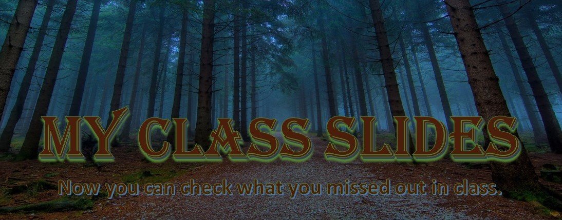 Class Slides