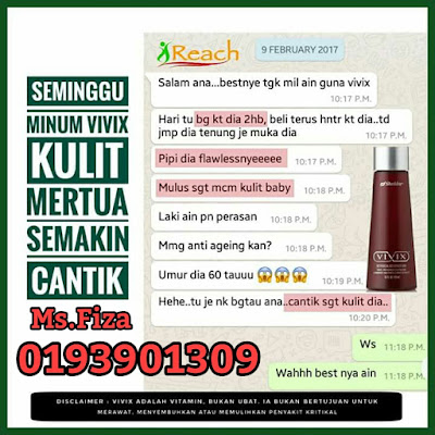 testimoni vivix shaklee