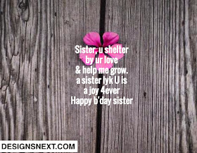 Birthday Wishes Sister