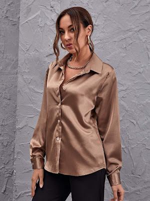 Brown Women's Blouses