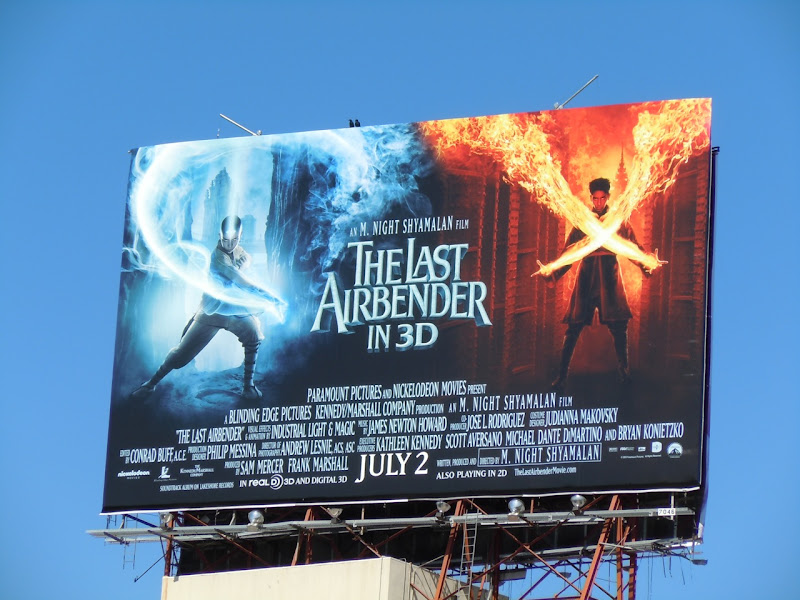 The Last Airbender movie billboard