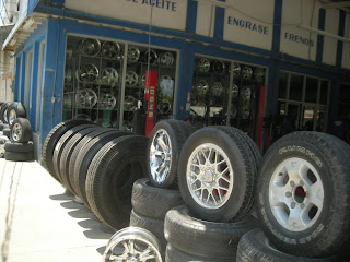 Tire shop, La Ceiba, Honduras