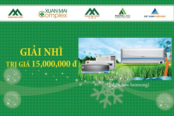 Mua chung cư Xuân Mai Complex trúng điều hòa Samsung 15 triệu