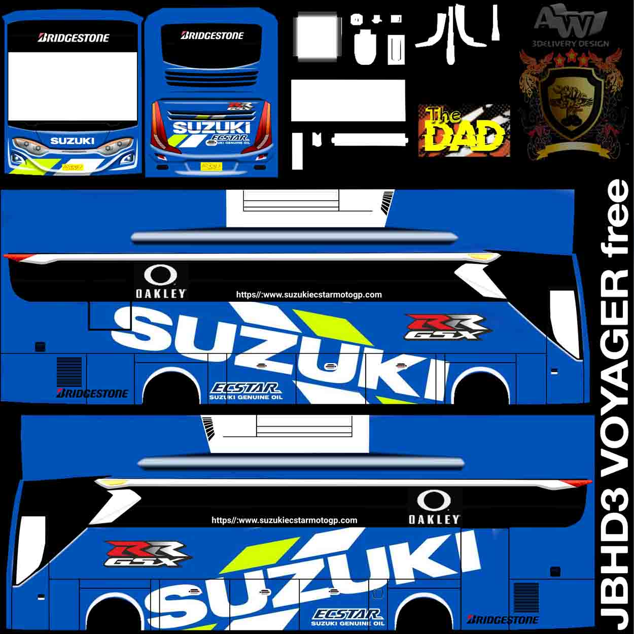 livery bussid racing hd