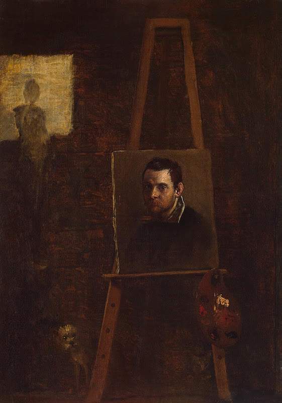 Self-Portrait by Annibale Carracci - Portrait Paintings from Hermitage Museum