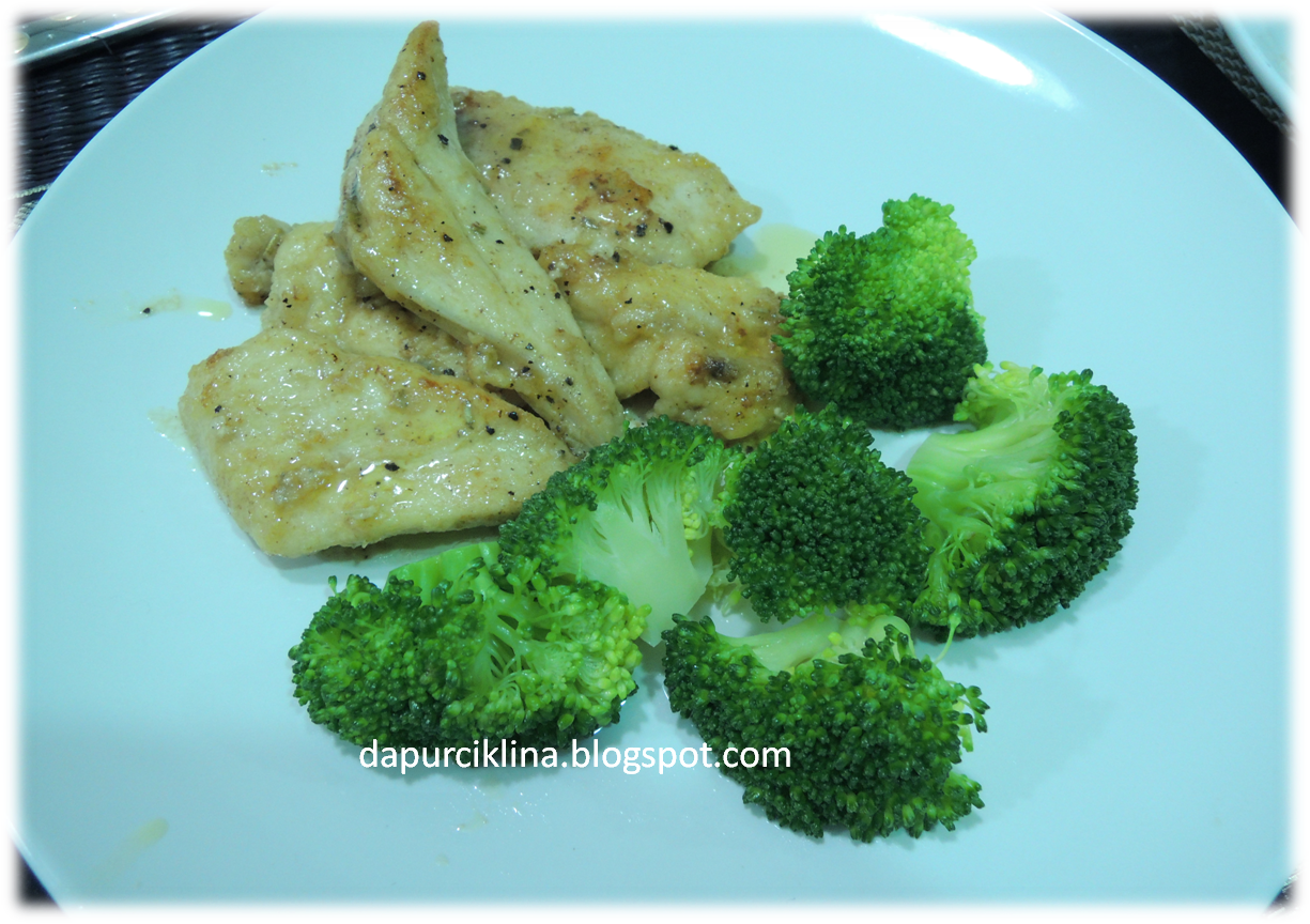 Dapur Cik Lina: Resepi: Chicken Steak with Lemon Sauce 