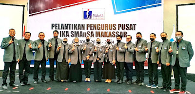 Dilantik, Pengurus Pusat IKA SMANSA Makassar Periode 2020-2024