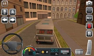 Screenshots of the Bus simulator 2015 for Android tablet, phone.