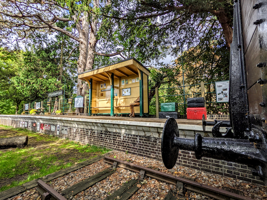 Former Wheathampstead station platform