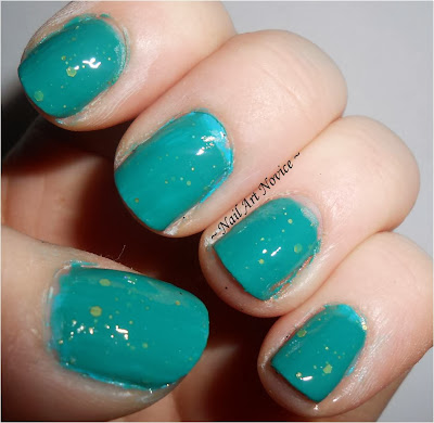 Nelly Polishes-Jonah's Green + Topcoat