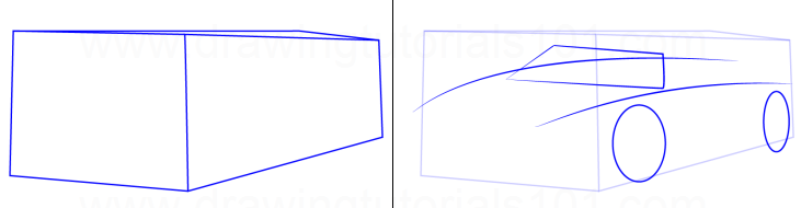 Como Dibujar un Carro Deportivo FACIL Paso a Paso