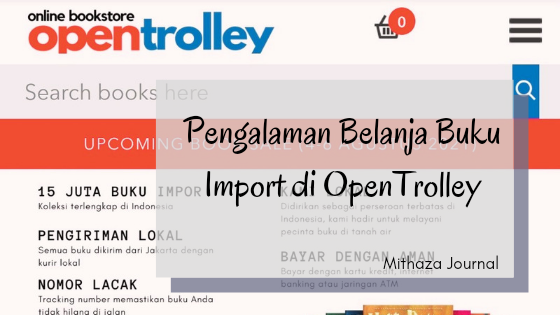 Pengalaman Beli Buku Impor di OpenTrolley Bookstore