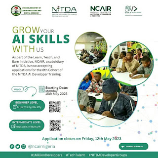24 Hours Deadline for Apply NITDA AI Developers Group Training Programme |Check Post How To Apply And Link