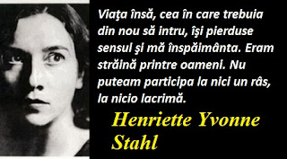 Gândul zilei: 25 mai - Henriette Yvonne Stahl