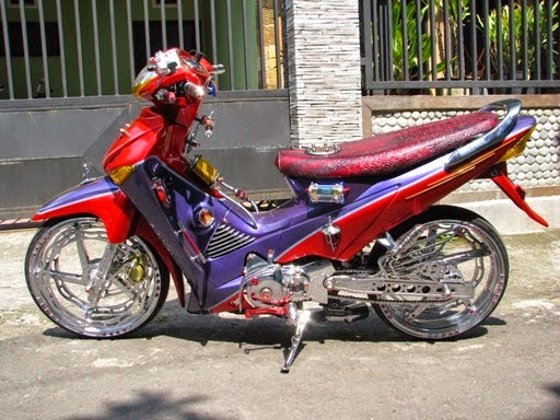 modifikasi motor supra x 125 terbaru