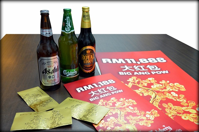 Massive cash and giveaways worth RM6.8 million up for grabs for Carlsberg consumers this Chinese New Year.