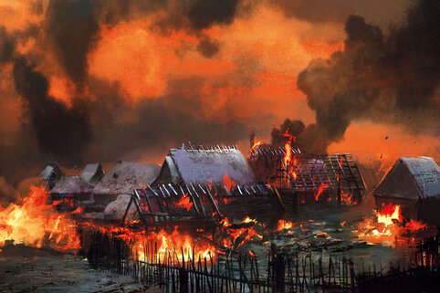 Gurugram fire: Over 500 huts destroyed in the massive blaze.
