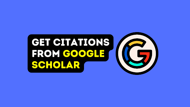 Get Citations from Google Scholar