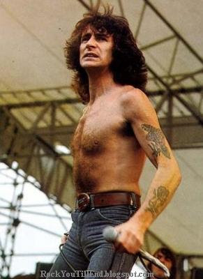 Rock Band Ac-Dc Vocalist Bon Scott