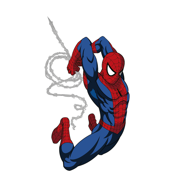 clipart renders hombre araña fondo transparente gratis