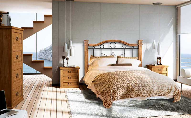 dormitorio rustico forja dormitori rustico eco piel dormitorio rustico