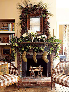 Fireplace Decorating for Christmas, Part 4