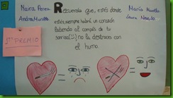 1º Premio concurso Día Múndial Sin Tabaco 2014 - IES Jerez y Caballero de Hinojosa