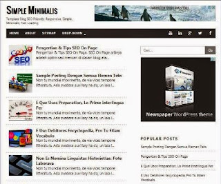 Template Blog Simple Minimalis Fast Loading Template Blog Simple Minimalis SEO Friendly Fast Loading Responsive Terbaru