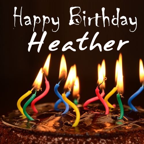 happy birthday heather gif