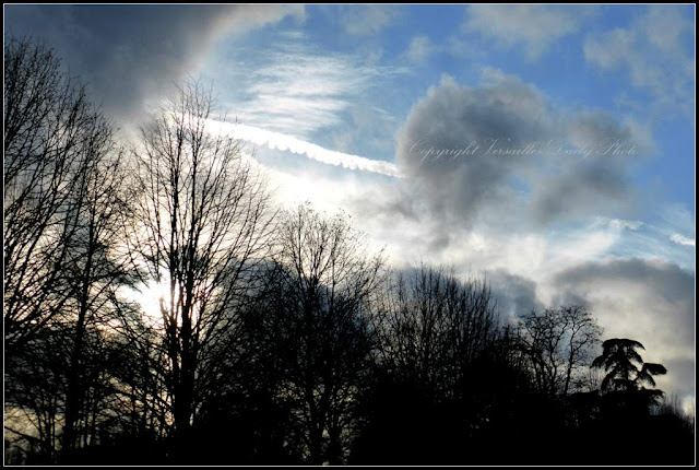 Ciel d'hiver Petit Trianon Versailles winter sky