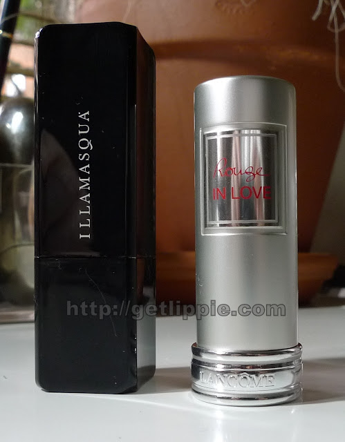 Illamasqua Shard vs Lancome Rose Sulfureuse