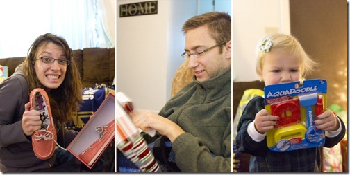 Christmas 2011 opening presents