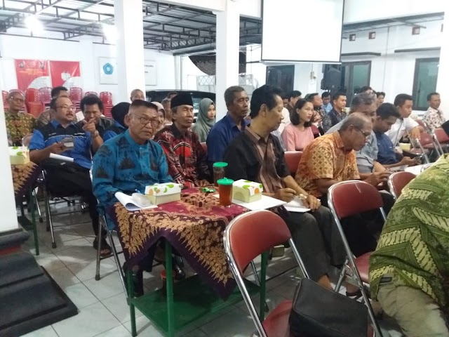 DANRAMIL HADIRI RAKOR PERSIAPAN PILKADES SE KECAMATAN MOJOLABAN DI PENDOPO KECAMATAN