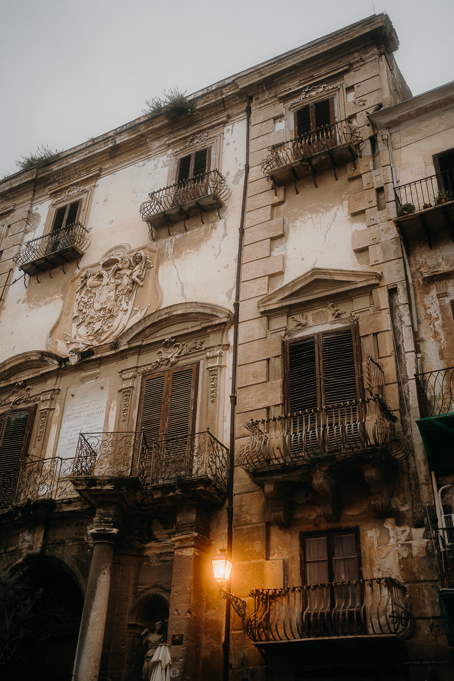 the streets of palermo sicily liquid grain