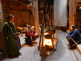 Borg, îles Lofoten La maison des vikings : repos au coin du feu
