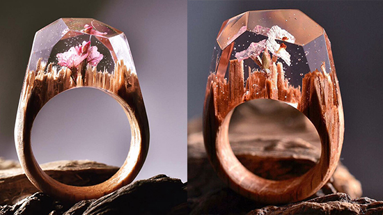 21 kerajinan  cincin unik dari bahan epoxy resin  1000 