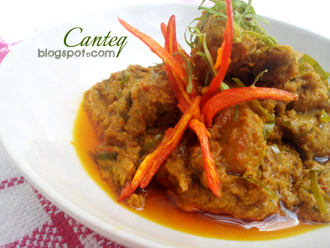 Resepi Rendang Ayam ~ canteq