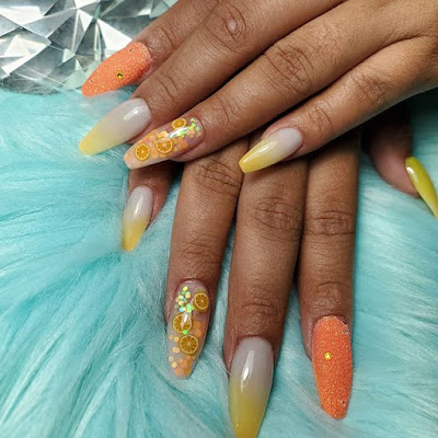 39+ Coffin Acrylic Nails Ideas With French Ombre Nails In Style 2019