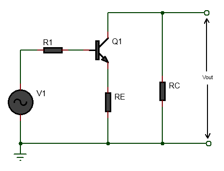 ac circuit for common mode differential amplifier