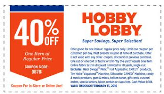 hobby lobby coupons 2018