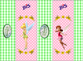 Etiquetas de Tinker Bell  para imprimir gratis.