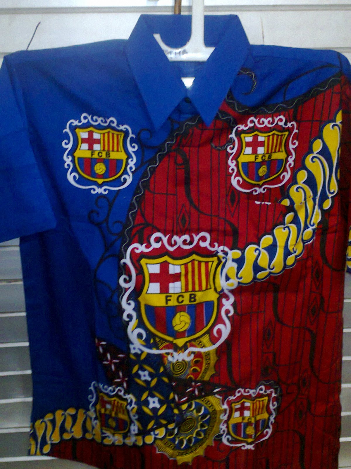 Baju Batik Barcelona 2014