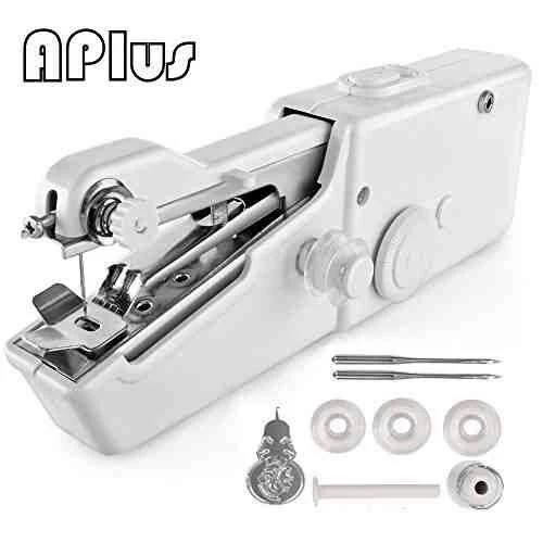 APlus Sewing Machine: Battery-Powered Mini Handheld Cloth Stitching and Fabric Repair Tool