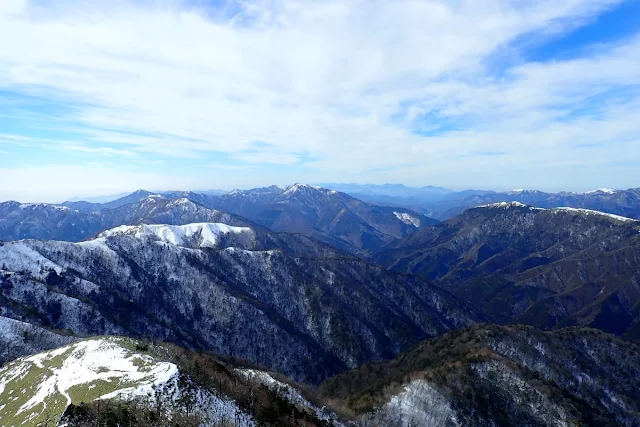 山頂からの景色