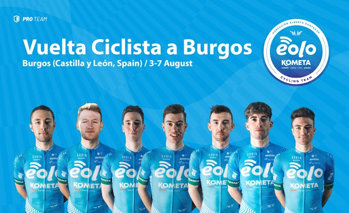 El Eolo - Kometa participará en la Vuelta a Burgos